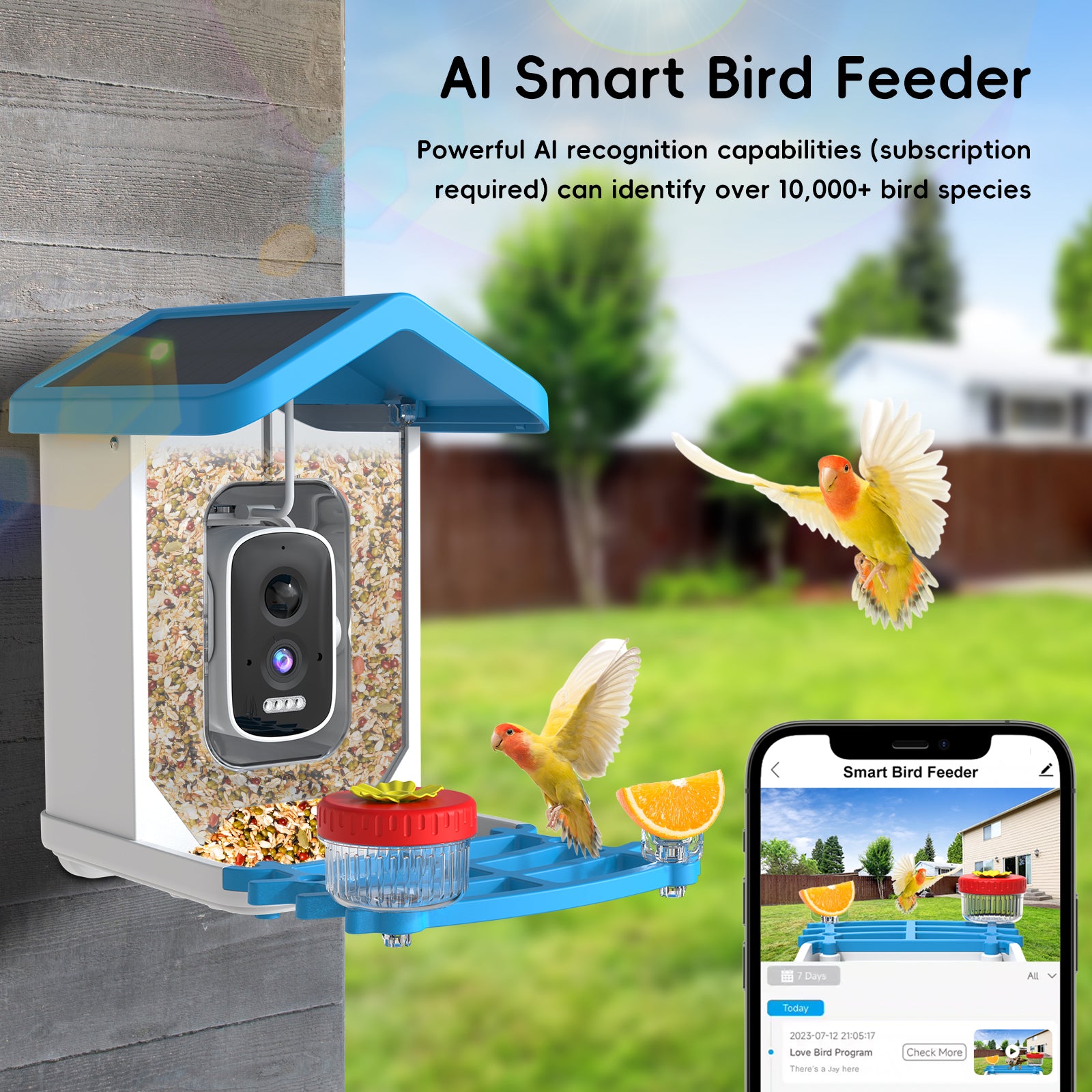 ai smart bird feeder